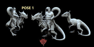 Rollo and Bane Dinosaur - 28mm or 32mm Miniatures - Dino Tamer 2