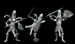 Peeled Paladin Banana - 28mm or 32mm Miniatures - Of Iron and Steel
