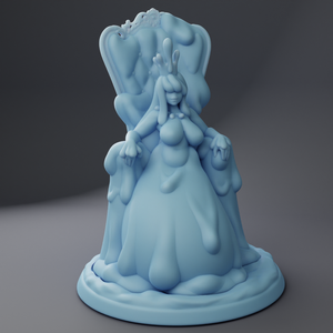 Slime Queen on Throne - 28mm 32mm 54mm or 75mm Miniatures