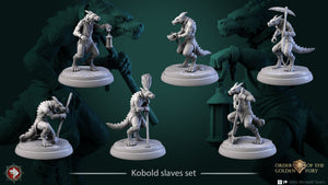 Kobold Slaves - 28mm or 32mm Miniatures