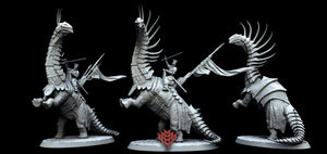 The King's Dinosaur Chariot - 28mm or 32mm Miniatures - Dino Tamer 2