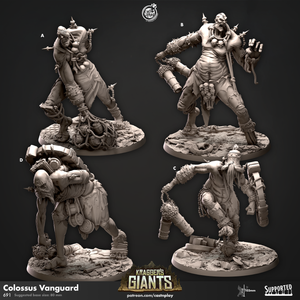 Colossus Vanguard Giants - 28mm or 32mm Miniatures - Kraggers Giants