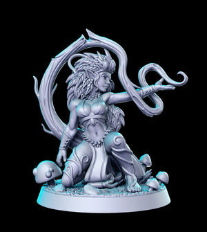 Pinup Dryad - 28mm or 32mm Miniatures - Inside the Magic Forest Vol 2