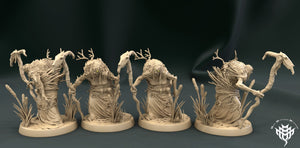 Swamp Hag Wood Witch 28mm Halloween or RPG Miniature