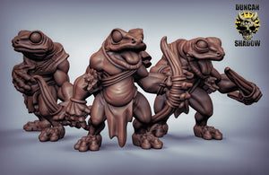 Boggard Toad Like Humanoids W/Bows 28mm or 32mm Miniatures