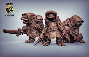 Boggard Rogue Toad Like Humanoids 28mm or 32mm Miniatures