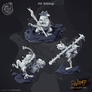 Bullywug Minions - 28mm or 32mm Halloween or RPG Miniatures