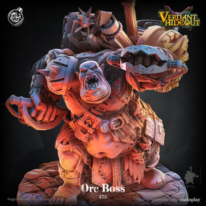 Orc Warboss - 28mm or 32mm Miniatures
