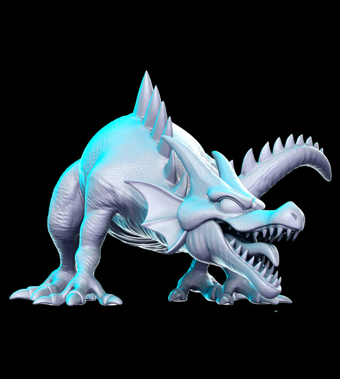 DQ Green Dragon Monster - 28mm or 32mm Miniatures RN Estudio Mini Classic JRPG Vol 20