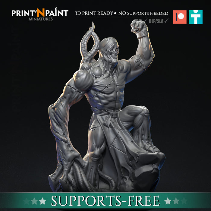 Zombie Tyrant Undead  - 28mm 32mm 54mm Miniatures - Zombie Laboratory