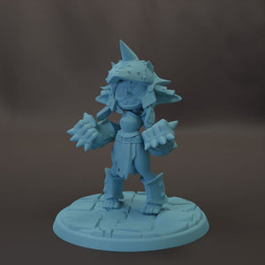 A 3D model of a character with a helmet and armor, standing on a platform.