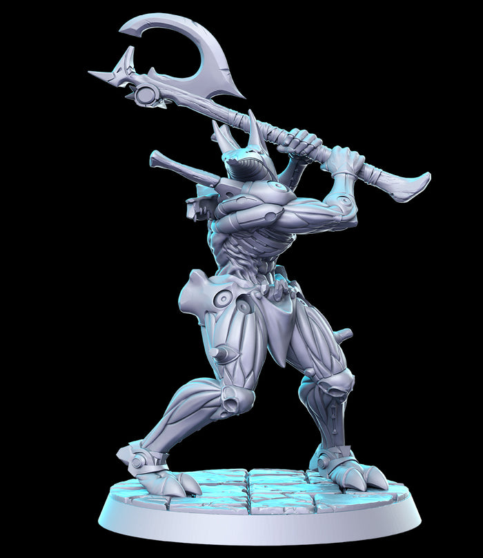 Anubis Egyptian God to the Dead Jackal Reaper - 28mm or 32mm Miniatures RN Estudio Mini Cyberpunk Vol 2