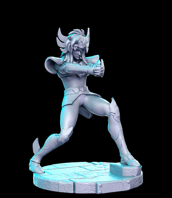 Hyoga Spellcaster Warrior Sorcerer Saint  - 28mm or 32mm Miniatures RN Estudio Mini Anime Vol 15