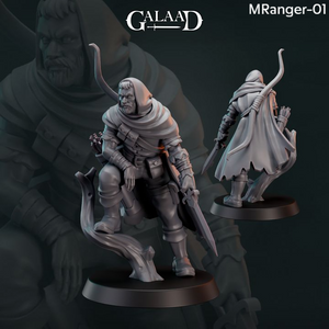 a couple of figurines that are on a table