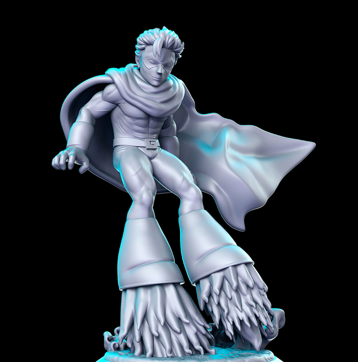 Gran Torino Superhero Fighter  - 28mm or 32mm Miniatures RN Estudio Mini Anime Vol 21