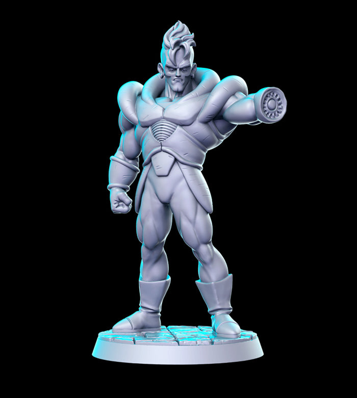 C-17 Hunky Android Assassin Fighter - 28mm or 32mm Miniatures RN Estudio Mini Anime Vol 10