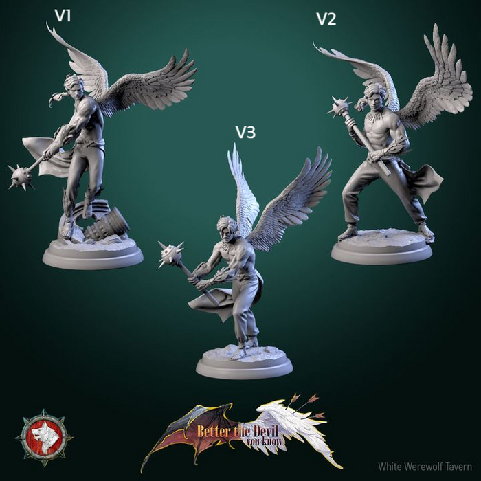Sexy Angel Soldiers 28mm or 32mm Miniatures Devil That You Know