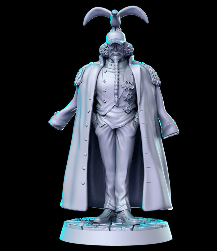 Senguco Marine Admiral Mustache Braided Goatee Seagull - 28mm or 32mm Miniatures RN Estudio Mini OP Anime 25