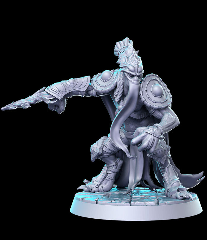 Zaratal Psionic Alien Mystic Villain - 28mm or 32mm Miniatures RN Estudio Mini Blizz Vol 2