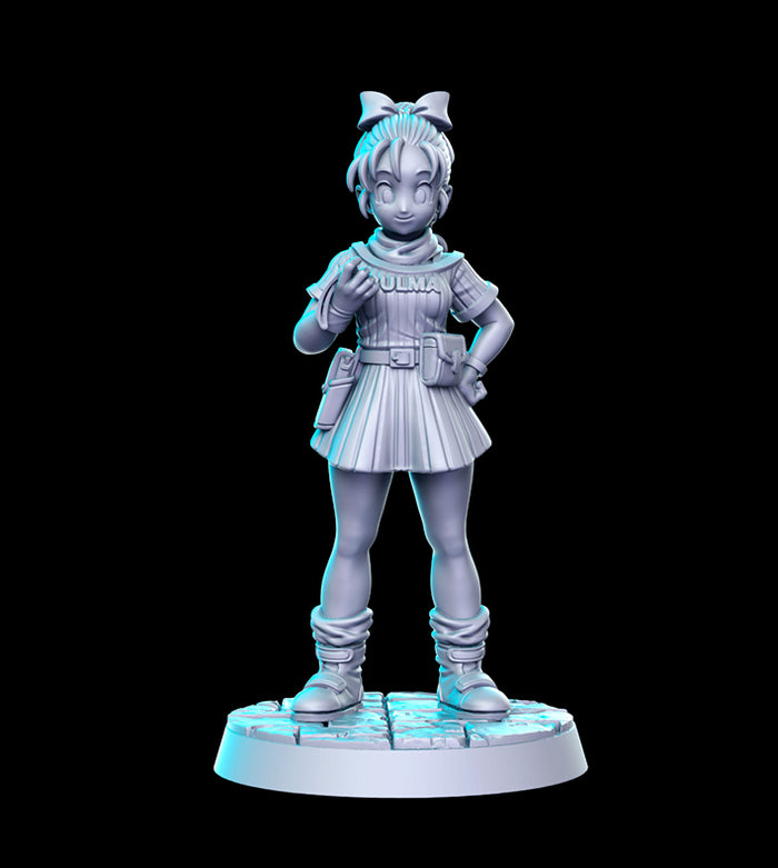 Bulma Girl - 28mm or 32mm Miniatures RN Estudio Mini Anime Series Vol 6