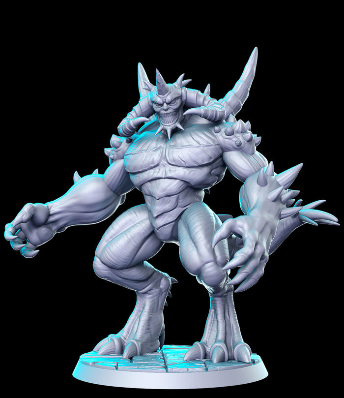 Diablo Demon Devil Satan King of Hell Lucifer Evil One - 28mm or 32mm Miniatures RN Estudio Mini Blizz 6
