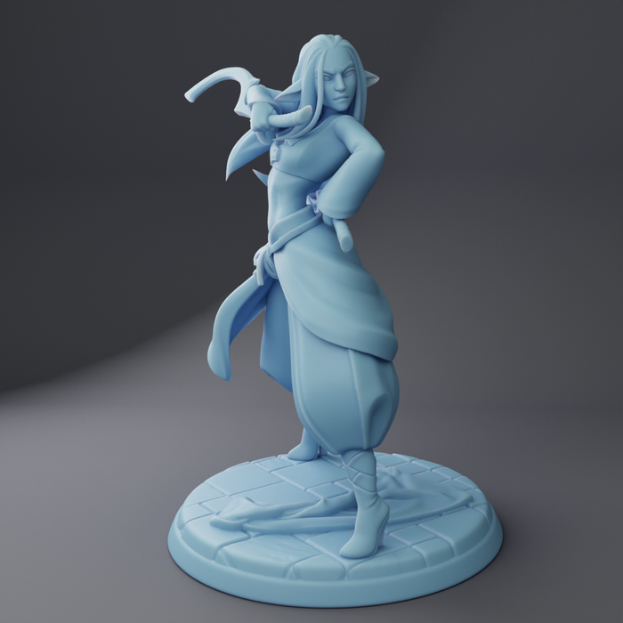 Shahana Firbolg Bladedancer - 28mm 32mm 54mm or 75mm Miniatures Twin Goddess Murder Hug