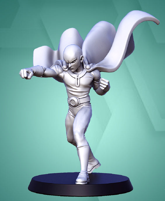 Sami Puncher Caped Fighter Superhero Supervillain  Anime - 28mm or 32mm Miniatures RN Estudio Mini JRPG Vol 19-Western Vol 3-Death Match Vol 1