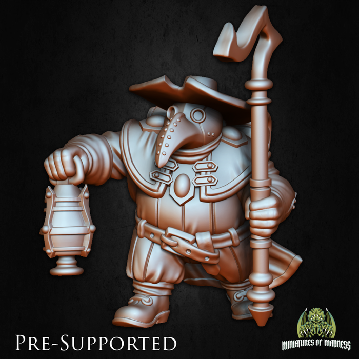 Mormor Sourbeard Plague Doctor - 28mm or 32mm Miniatures of Madness Mini Villagers