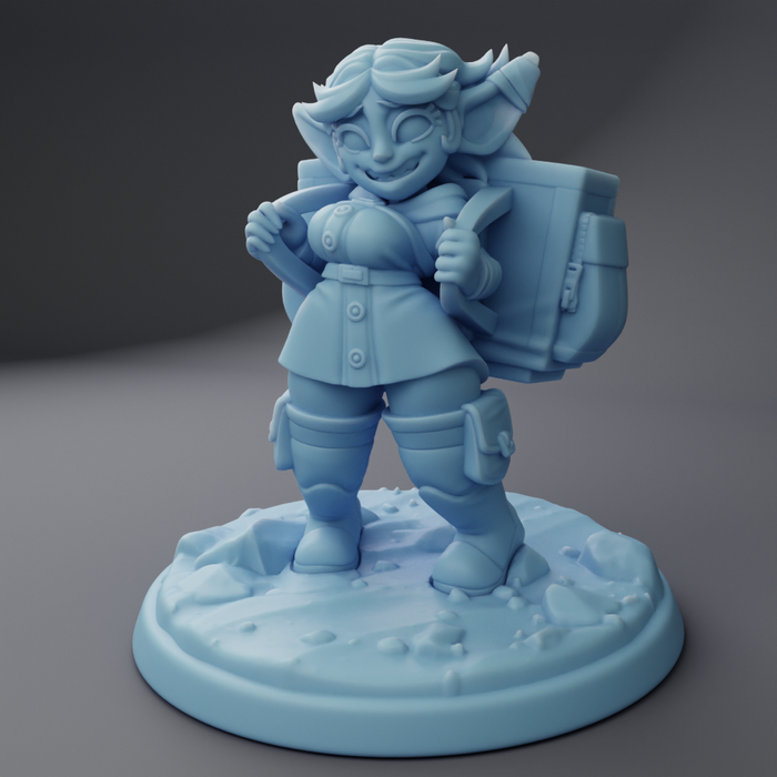 Bobbie the Goblin Merchant - 28mm 32mm 54mm or 75mm Miniatures Twin Goddess Goblins Vol 3
