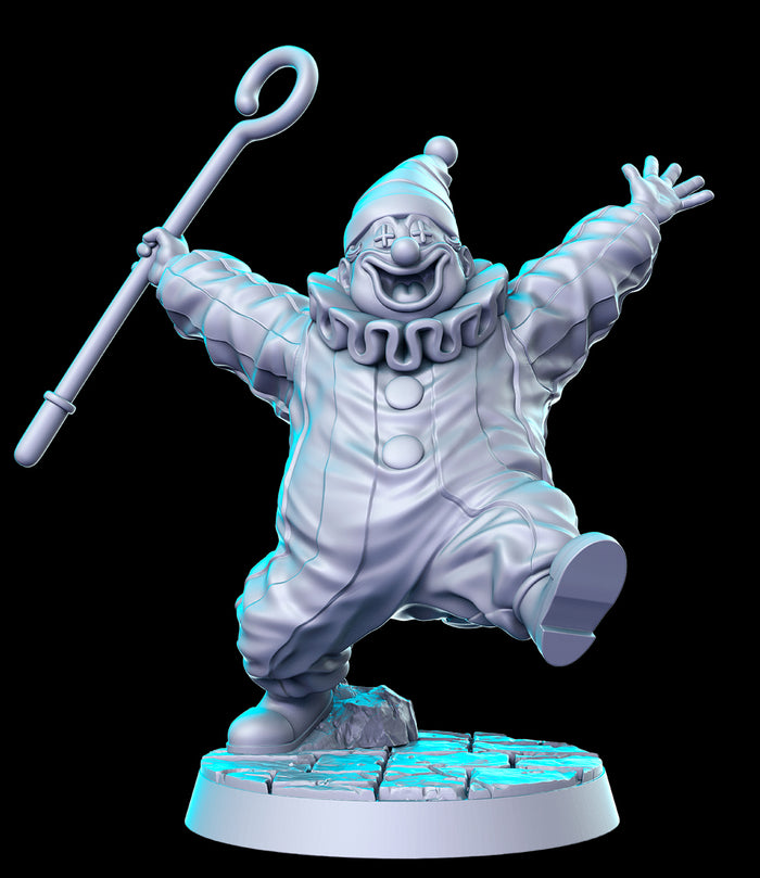 Gadabout Funny Happy Clown Anime Jester  - 28mm or 32mm Miniatures RN Estudio Mini JRPG Vol 37