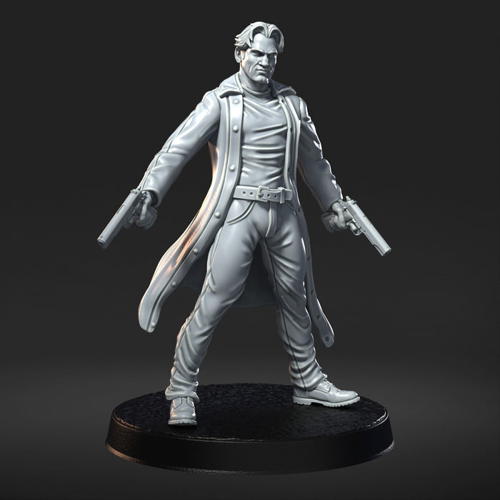 Dwight Handsome Gunslinger Fighter Gunman - 28mm or 32mm Miniatures RN Estudio Mini Sin City Champions