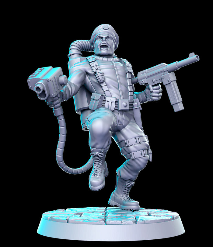 Sgt Stalker Army Ranger American Hero - 28mm or 32mm Miniatures RN Estudio Mini GI Joe