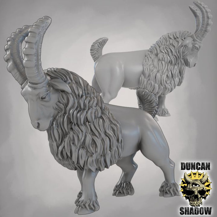 Goats Stubborn Farm Hoofed Horned Livestock Animal  28mm or 32mm Miniatures Woolpack