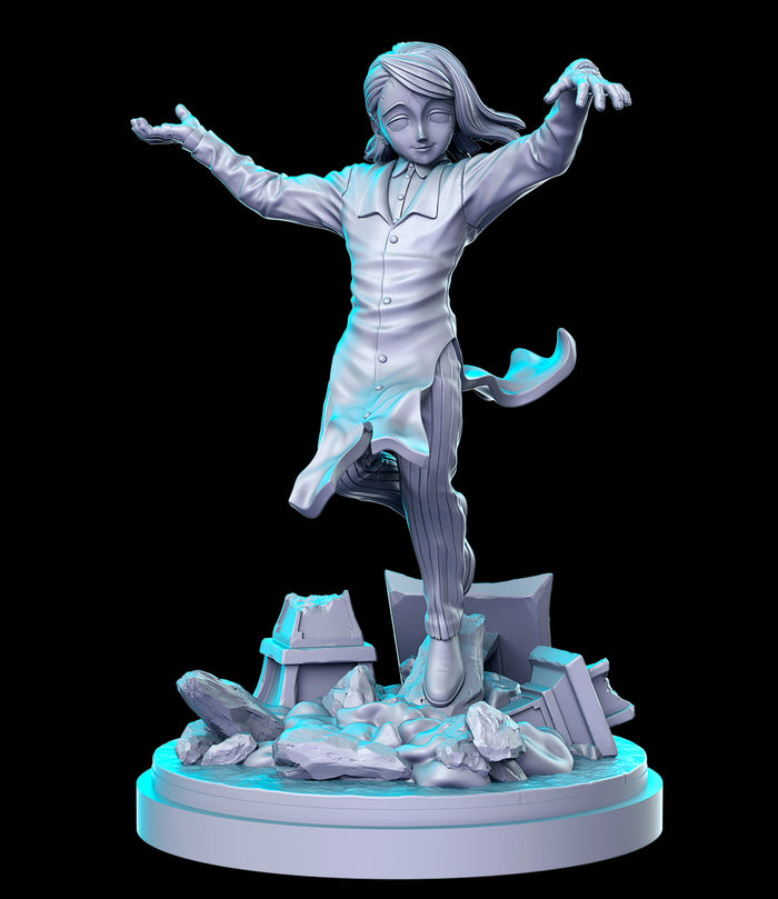 Enmu Evil Demon Undead Human Villain Assassin - 28mm or 32mm Miniatures RN Estudio Mini Anime Vol 23