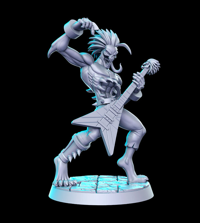 Lord Raptor Undead Zombie Rocker Mass Murderer - 28mm or 32mm Miniatures RN Estudio Mini Anime Vol 7