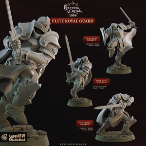 The image is a collage of four different views of a knight figure, each with a different pose and stance. The knight figure is depicted in various poses, such as standing, kneeling, and fighting, showcasing the versatility and dynamic nature of the character.