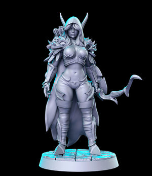 a statue of a woman in a costume