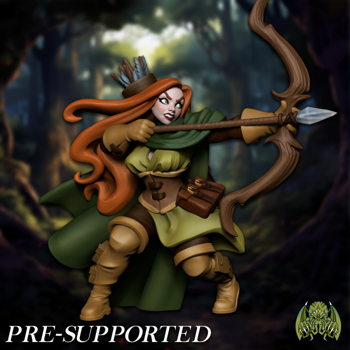 Florence Archer Female Ranger Sexy SFW or NSFW - 28mm or 32mm Miniatures of Madness Mini Forest