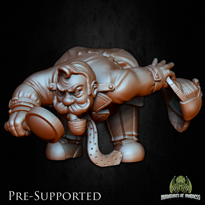 Sigur Tormor Dwarf Detective  - 28mm or 32mm Miniatures of Madness Mini Villagers