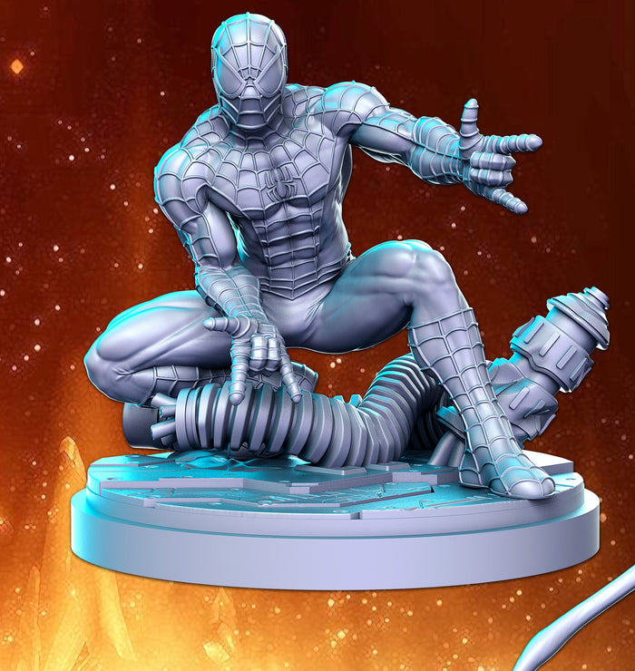 Spidey Webmaster Teen Superhero - 28mm or 32mm Miniatures RN Estudio Mini JRPG Vol 19-Western Vol 3-Death Match Vol 1