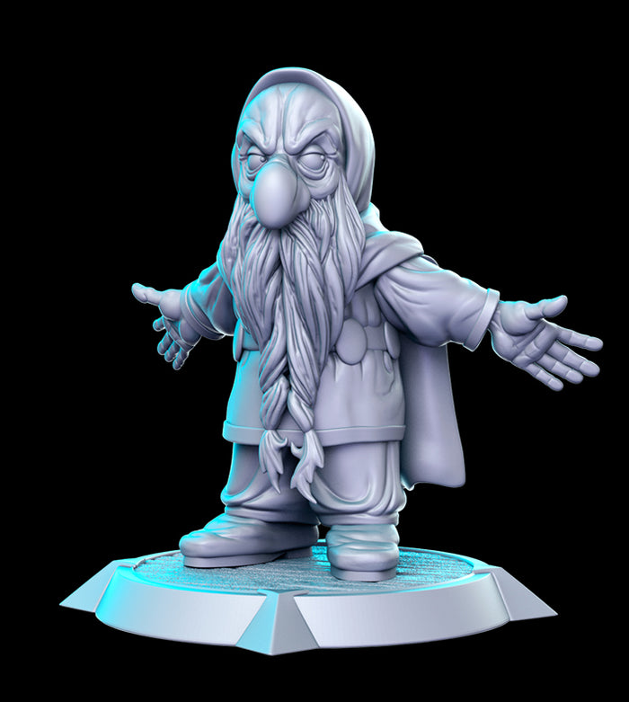 Thorin Wise Elder Animated Middle Earth Dwarf - 28mm or 32mm Miniatures RN Estudio Mini LotR Western RPG Vol 5