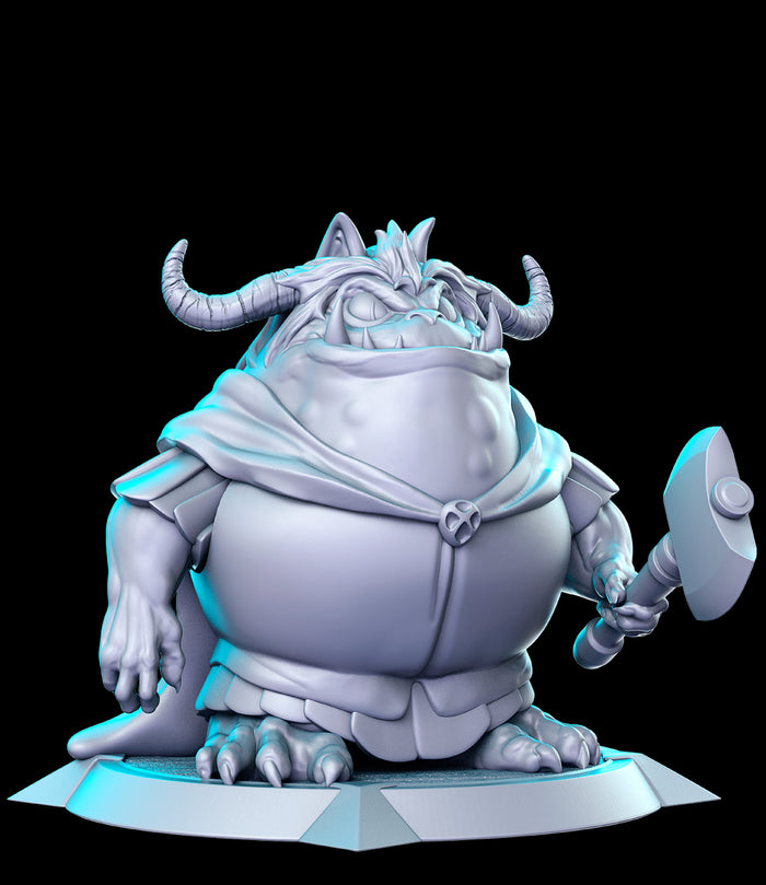 Axe Goblin Middle Earth Orc Warrior Fighter Villain - 28mm or 32mm Miniatures RN Estudio Mini LotR Western 8