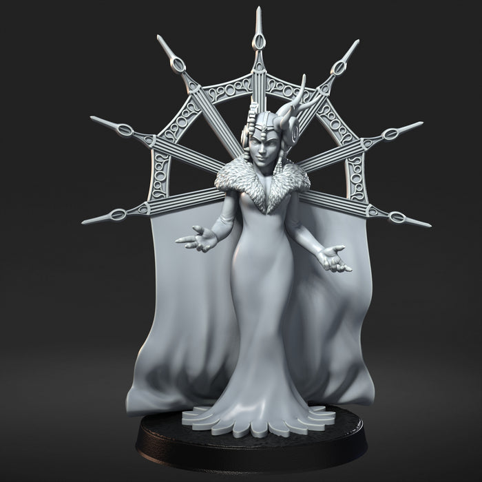Edea Regal Matron Boss Mysteriously Beautiful Sorceress - 28mm or 32mm Miniatures RN Estudio Mini JRPG FF