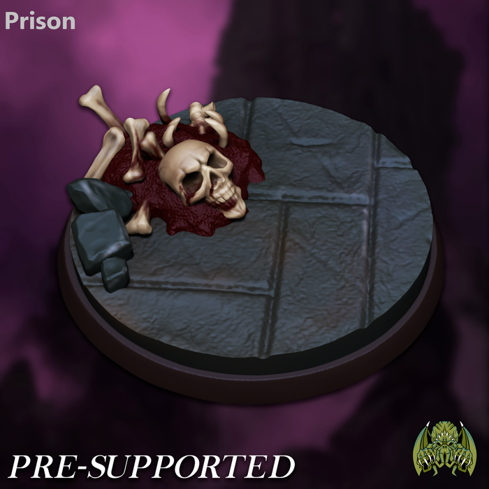 Wood , Stone, Holiday, Winter, Prison, Ritual, Temple, Stone, and Shaman Round Bases for D&D Miniatures 25mm and 32mm