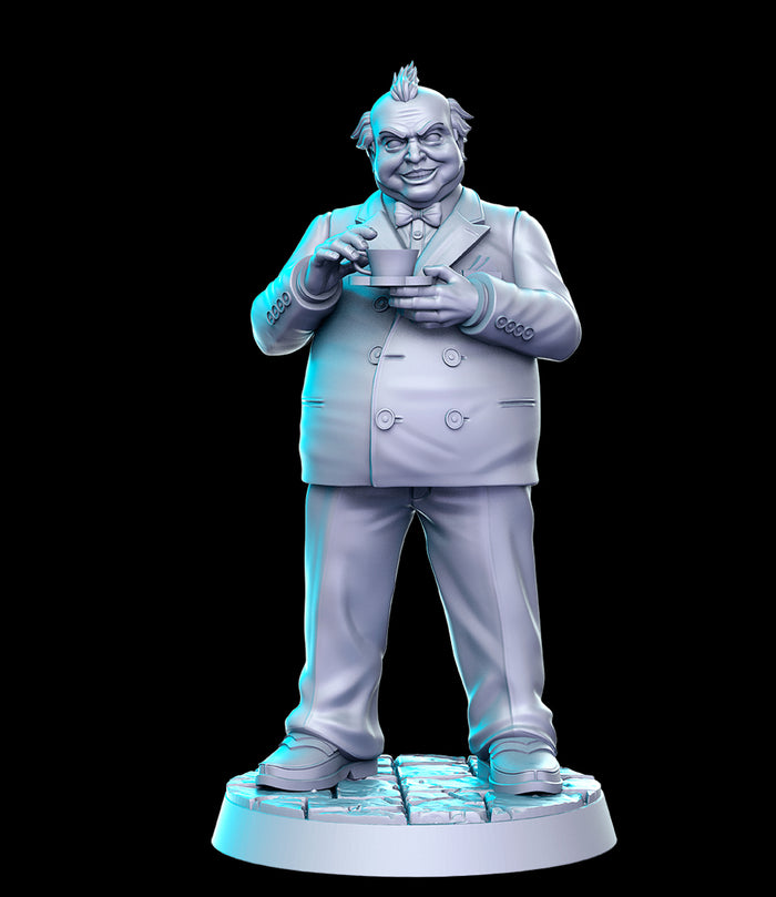 Palmer Pompous Callous Executive Villain with Coffee - 28mm or 32mm Miniatures RN Estudio Mini JRPG Vol 29