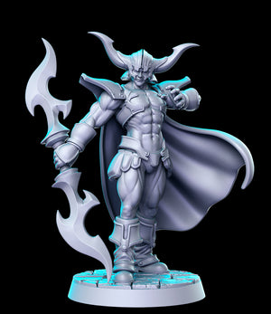 a statue of a man with a sword