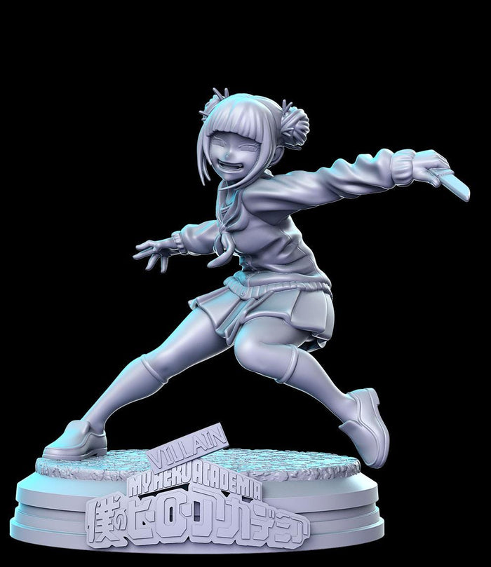 Himico Female Japanese Student in a seifuku villain - 28mm or 32mm Miniatures RN Estudio Mini Anime 22