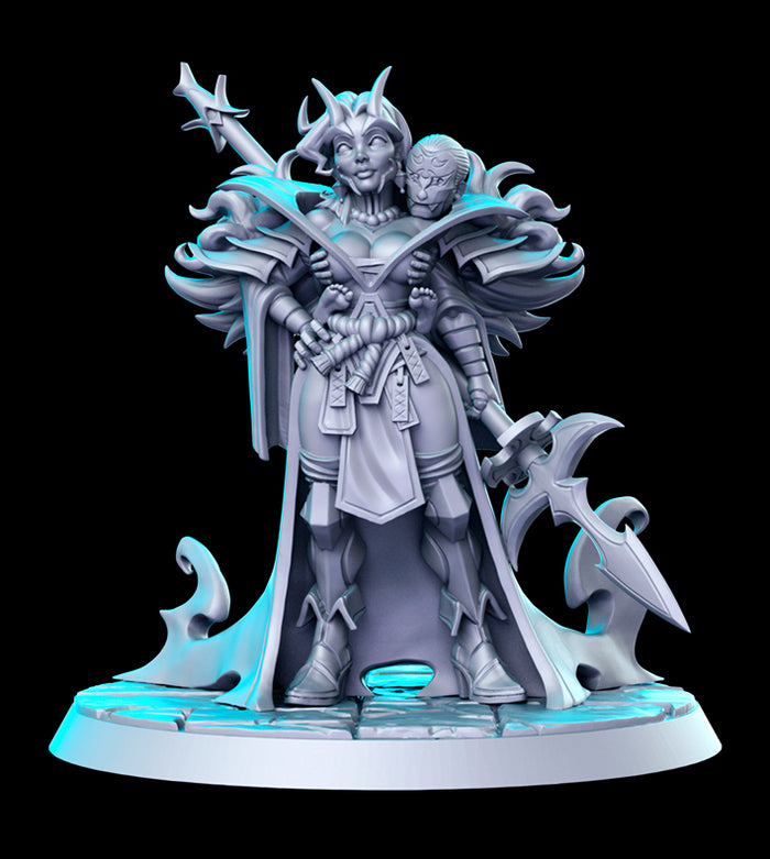 Oni Sorceress - 28mm or 32mm Miniatures - Lost Oni Warriors