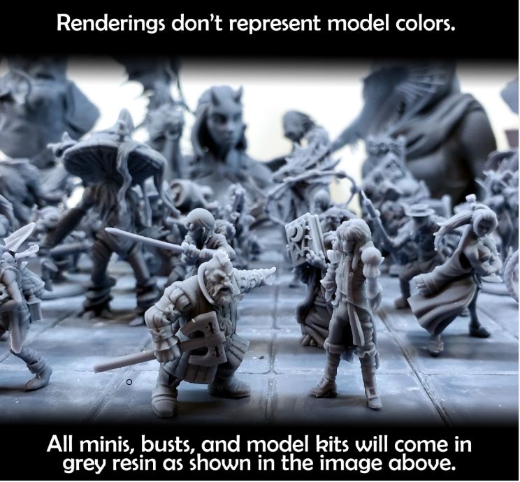 Riku Swordsman - 28mm or 32mm Miniatures JRPG Vol.17