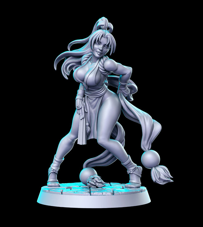 Mai Shiranui Fighter - 28mm or 32mm Miniatures Anime Series Vol.4